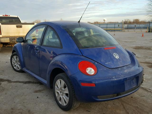 3VWPW31C98M513907 - 2008 VOLKSWAGEN NEW BEETLE Mavi foto 3