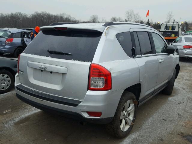 1C4NJDBB4DD271697 - 2013 JEEP COMPASS SP SILVER photo 4