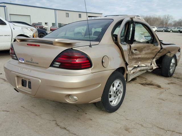 1G2NF52E34C140918 - 2004 PONTIAC GRAND AM S 金色 照片 4