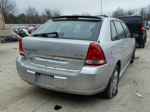 1G1ZU64885F336491 - 2005 CHEVROLET MALIBU MAX SILVER photo 4