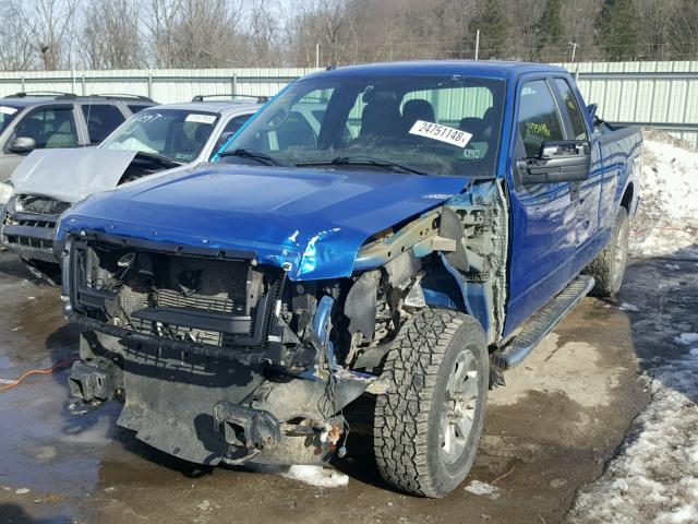 1FTFX1EF2DFD46692 - 2013 FORD F150 SUPER BLUE photo 2