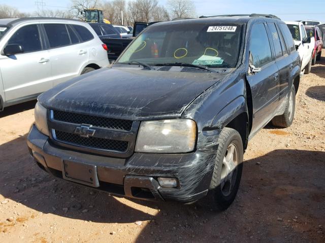 1GNDT33S992133050 - 2009 CHEVROLET TRAILBLAZE BLACK photo 2