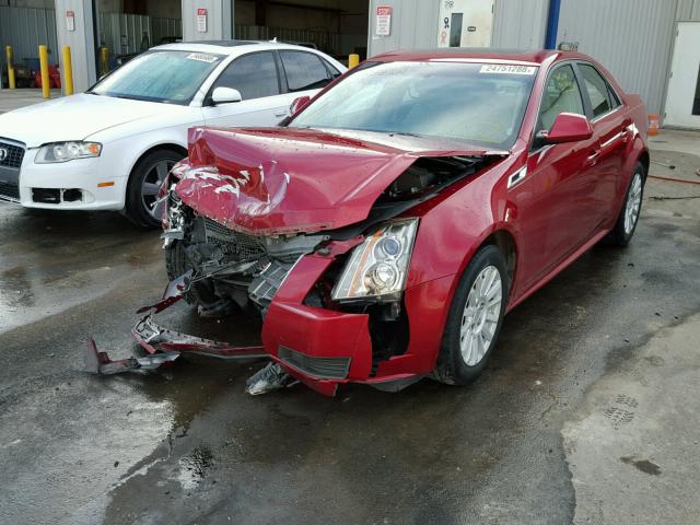 1G6DG5EY3B0161649 - 2011 CADILLAC CTS LUXURY RED photo 2