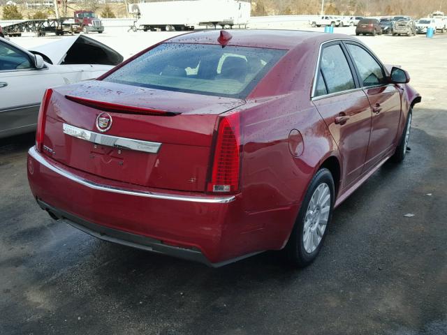 1G6DG5EY3B0161649 - 2011 CADILLAC CTS LUXURY RED photo 4