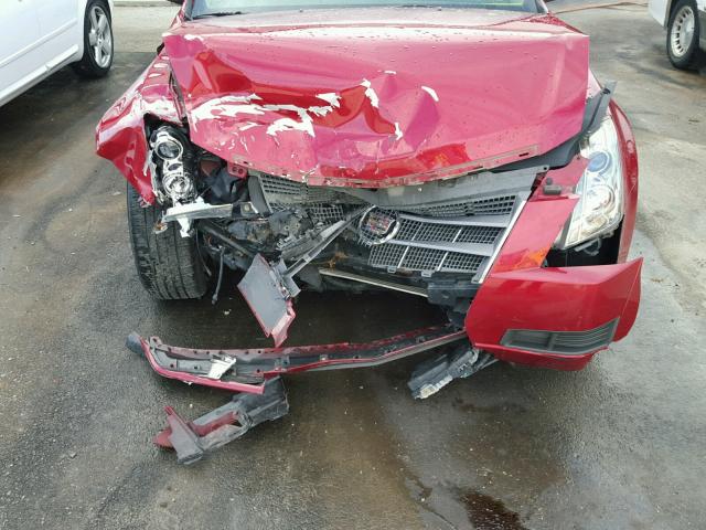 1G6DG5EY3B0161649 - 2011 CADILLAC CTS LUXURY RED photo 7