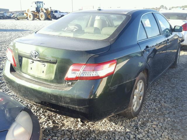 4T1BF3EK1BU581258 - 2011 TOYOTA CAMRY BASE GREEN photo 4