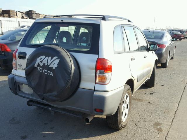 JTEGH20V610025559 - 2001 TOYOTA RAV4 TAN photo 4