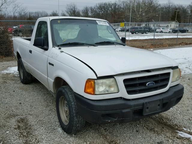 1FTYR10D63PB75382 - 2003 FORD RANGER WHITE photo 1