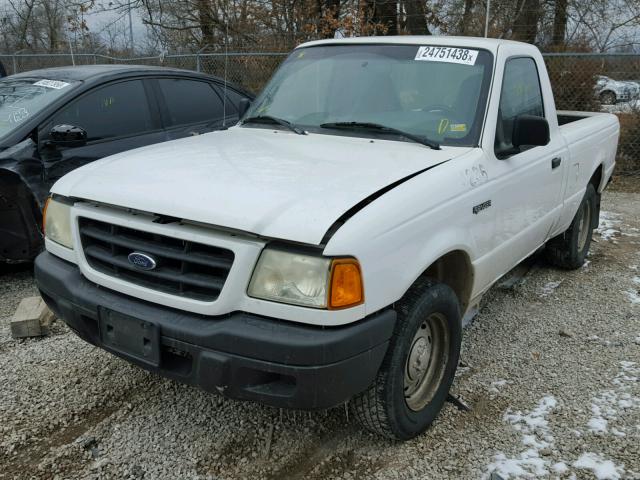 1FTYR10D63PB75382 - 2003 FORD RANGER WHITE photo 2