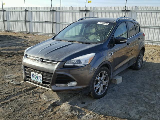 1FMCU0JX1GUA20205 - 2016 FORD ESCAPE TIT GRAY photo 2