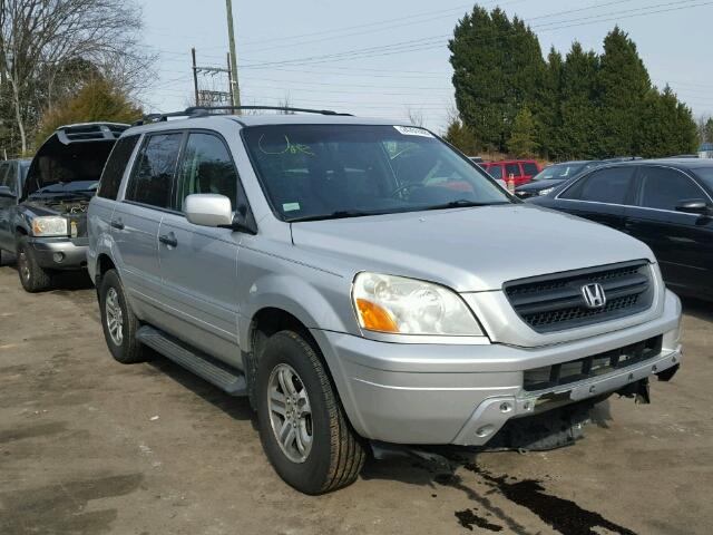 2HKYF18455H524799 - 2005 HONDA PILOT EX SILVER photo 1