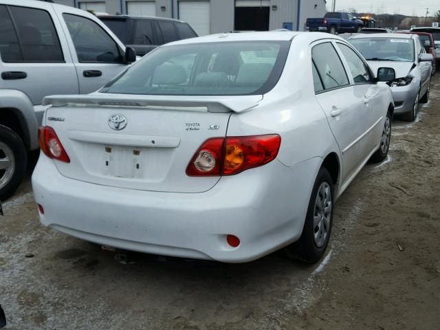 JTDBL40E099088088 - 2009 TOYOTA COROLLA BA WHITE photo 4