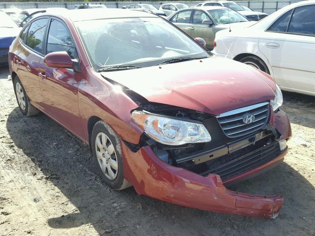 KMHDU46D18U392154 - 2008 HYUNDAI ELANTRA GL RED photo 1