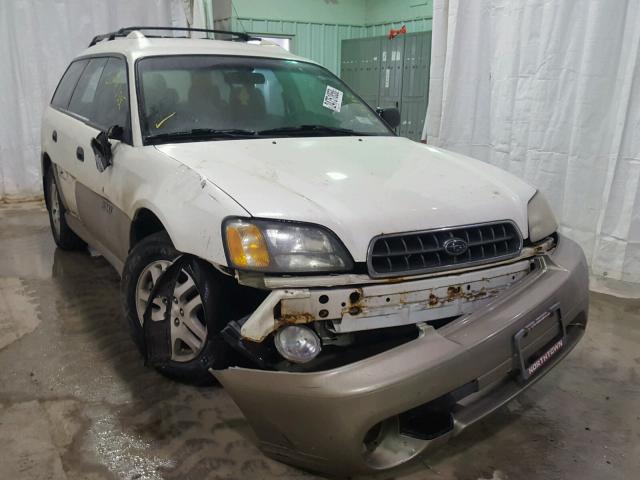 4S3BH675147644352 - 2004 SUBARU LEGACY OUT WHITE photo 1