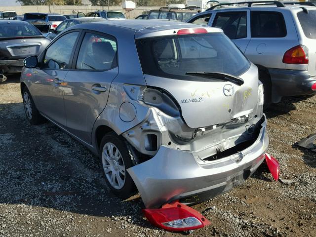 JM1DE1KZ5E0182841 - 2014 MAZDA MAZDA2 SPO SILVER photo 3