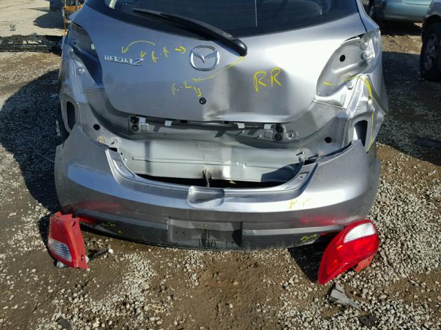 JM1DE1KZ5E0182841 - 2014 MAZDA MAZDA2 SPO SILVER photo 9