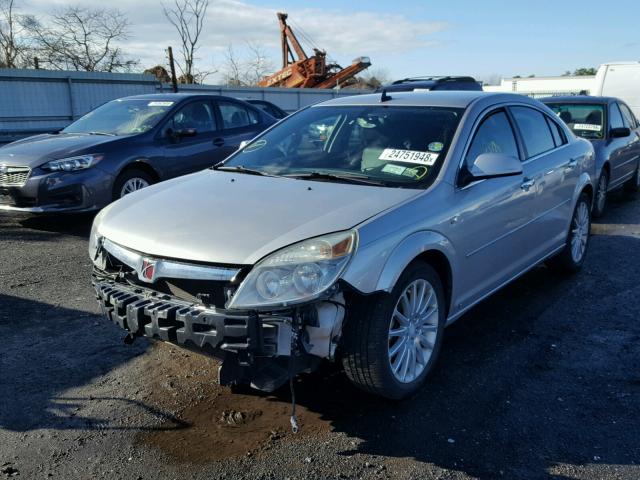 1G8ZV57758F100705 - 2008 SATURN AURA XR SILVER photo 2