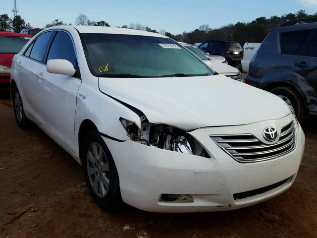 4T1BB46K98U047708 - 2008 TOYOTA CAMRY HYBR WHITE photo 1