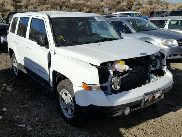 1C4NJRBB4GD714190 - 2016 JEEP PATRIOT SP WHITE photo 1