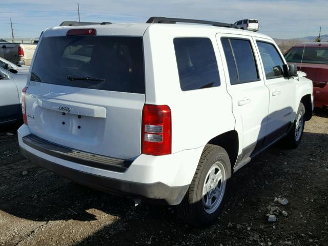 1C4NJRBB4GD714190 - 2016 JEEP PATRIOT SP WHITE photo 4