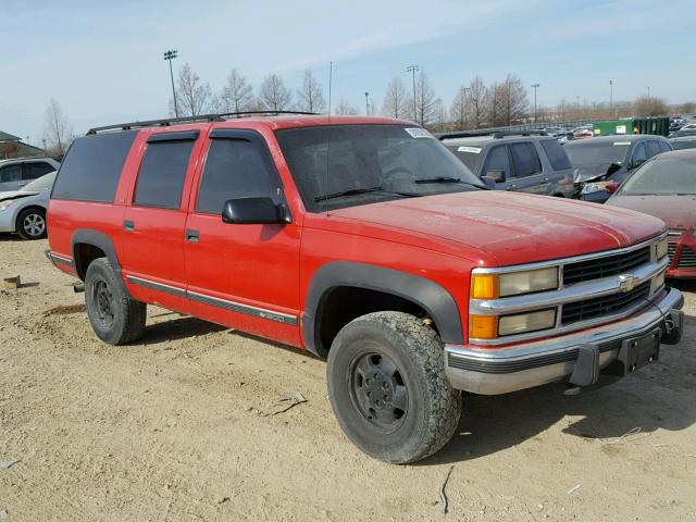 1GNFK16K9RJ423452 - 1994 CHEVROLET SUBURBAN K RED photo 1