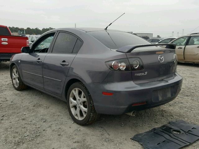 JM1BK32F691190867 - 2009 MAZDA 3 I GRAY photo 3