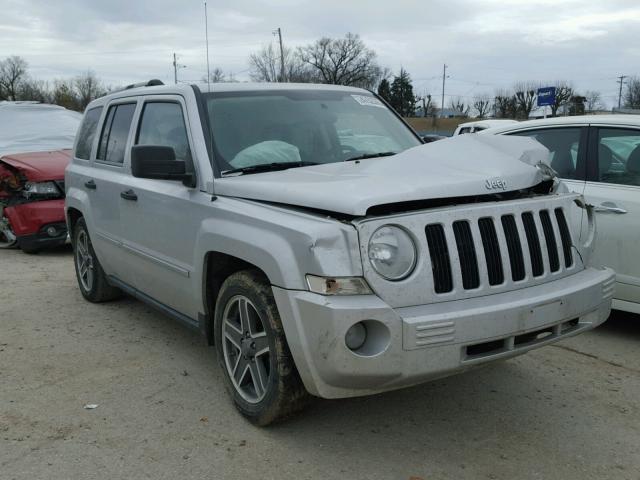 1J4FF48B89D105584 - 2009 JEEP PATRIOT LI SILVER photo 1