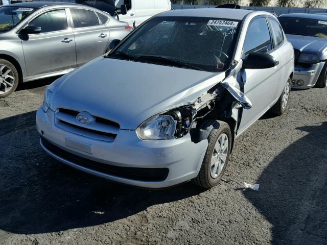 KMHCM36C08U063166 - 2008 HYUNDAI ACCENT GS SILVER photo 2