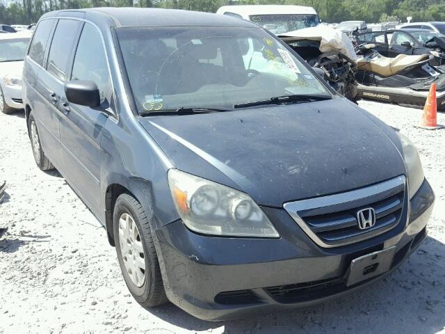 5FNRL38276B086259 - 2006 HONDA ODYSSEY LX GRAY photo 1