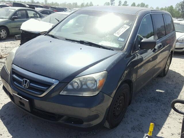 5FNRL38276B086259 - 2006 HONDA ODYSSEY LX GRAY photo 2