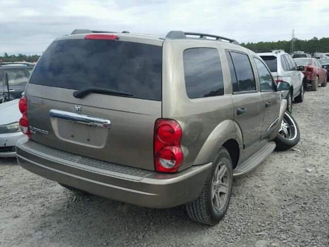 1D4HB48N46F138475 - 2006 DODGE DURANGO SL BROWN photo 4