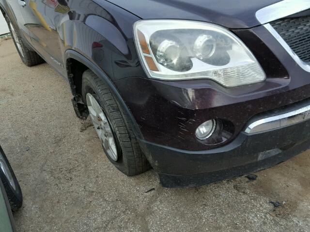 1GKER237X8J128921 - 2008 GMC ACADIA SLT მუქწითელი ფოტო 9