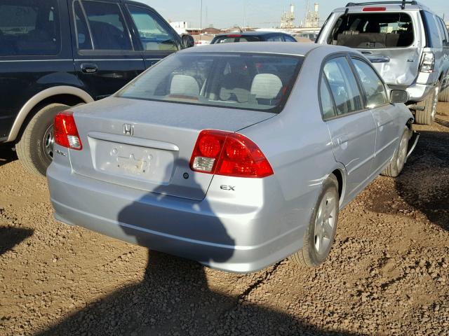 2HGES26744H564429 - 2004 HONDA CIVIC EX WHITE photo 4