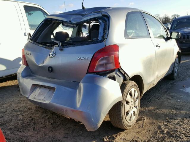 JTDJT923475060271 - 2007 TOYOTA YARIS GRAY photo 4