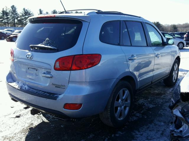 5NMSH73E67H038893 - 2007 HYUNDAI SANTA FE S GRAY photo 4