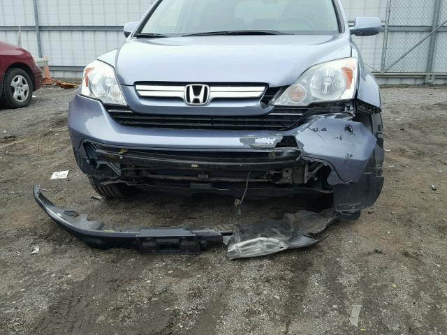 5J6RE48799L059801 - 2009 HONDA CR-V EXL BLUE photo 9