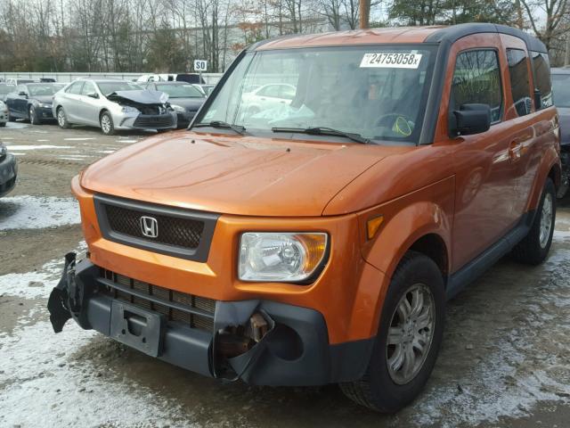 5J6YH28746L007351 - 2006 HONDA ELEMENT EX ORANGE photo 2