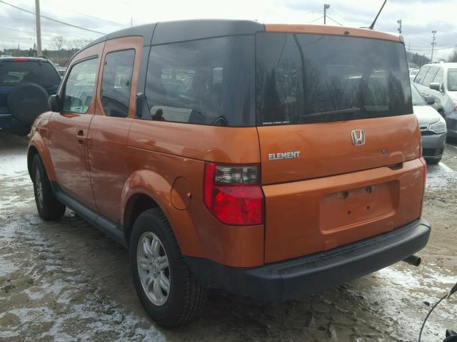 5J6YH28746L007351 - 2006 HONDA ELEMENT EX ORANGE photo 3