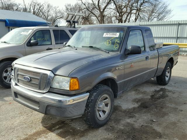 1FTYR44U24PB65168 - 2004 FORD RANGER SUP GRAY photo 2