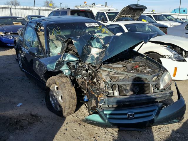 1HGCG16582A070166 - 2002 HONDA ACCORD EX GREEN photo 1