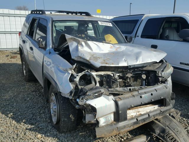 JTEBU5JR4A5021313 - 2010 TOYOTA 4RUNNER SR SILVER photo 1