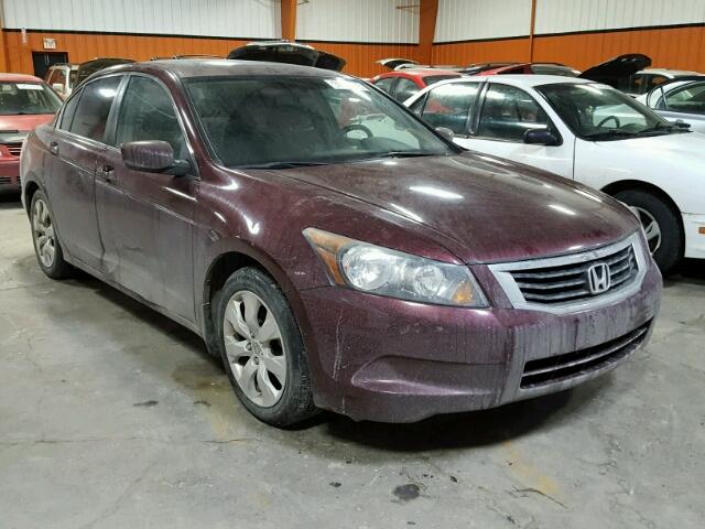 1HGCP26719A806964 - 2009 HONDA ACCORD EX BURGUNDY photo 1