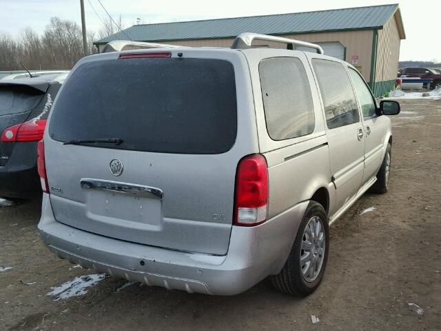 5GADV33L06D154091 - 2006 BUICK TERRAZA CX SILVER photo 4