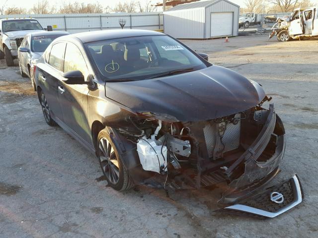 3N1AB7AP6HY243691 - 2017 NISSAN SENTRA S BLACK photo 1