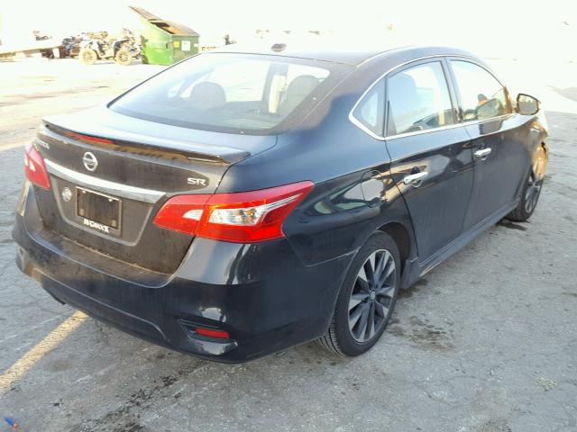 3N1AB7AP6HY243691 - 2017 NISSAN SENTRA S BLACK photo 4