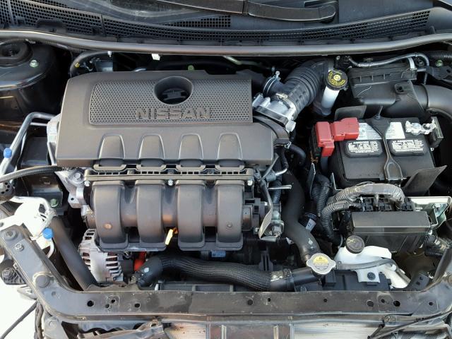 3N1AB7AP6HY243691 - 2017 NISSAN SENTRA S BLACK photo 7