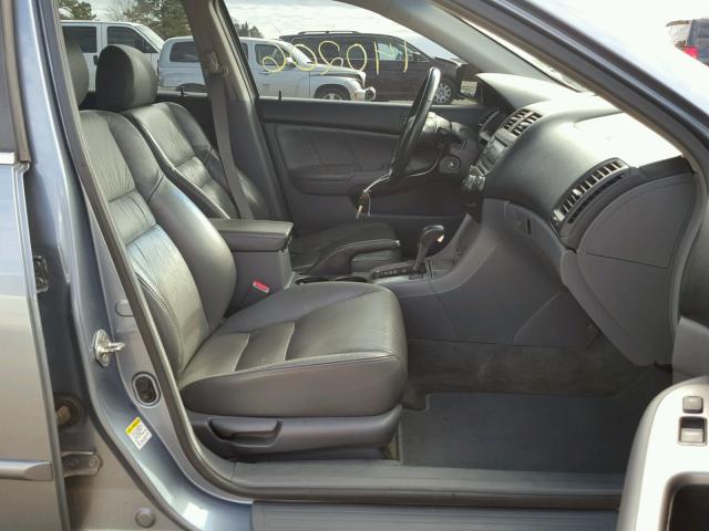 1HGCM56837A069749 - 2007 HONDA ACCORD EX BLUE photo 5