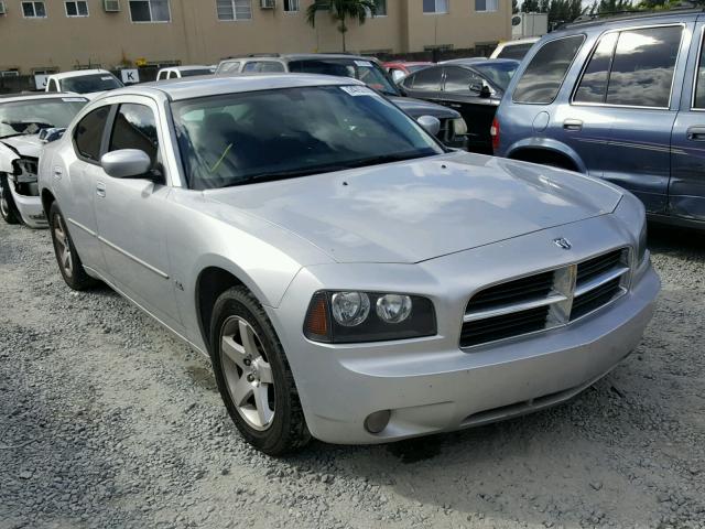 2B3CA3CV8AH165652 - 2010 DODGE CHARGER SX SILVER photo 1