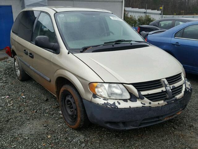 1D4GP25B86B750424 - 2006 DODGE CARAVAN SE GOLD photo 1