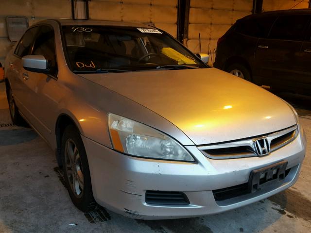 1HGCM56896A092872 - 2006 HONDA ACCORD EX SILVER photo 1